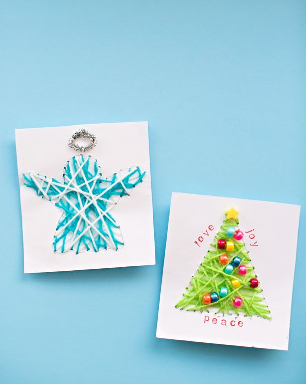 homemade christmas card designs for kids