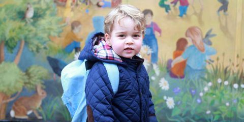 Prince George at school