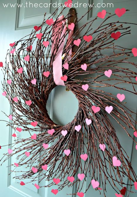 33 Diy Valentine S Day Wreaths Homemade Door Decorations For