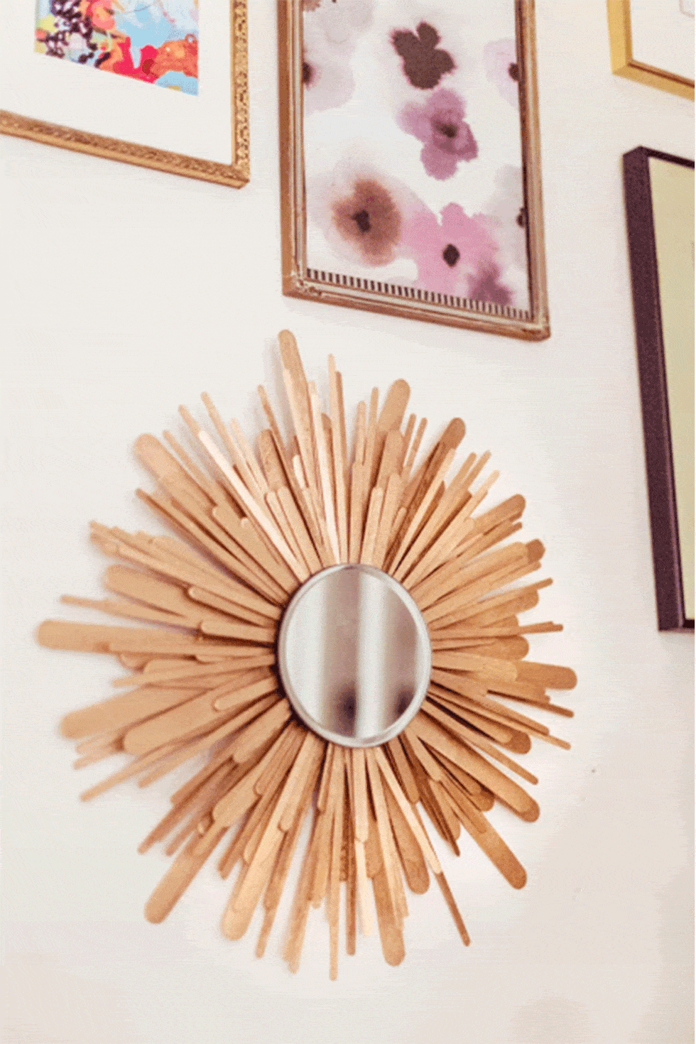 Art of DIY: Make your own decorative popsicle stick display shelves