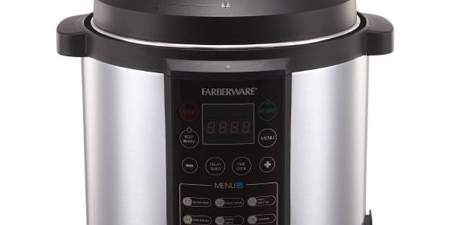 Farberware 6 Quart Programmable Digital Pressure Cooker - Silver