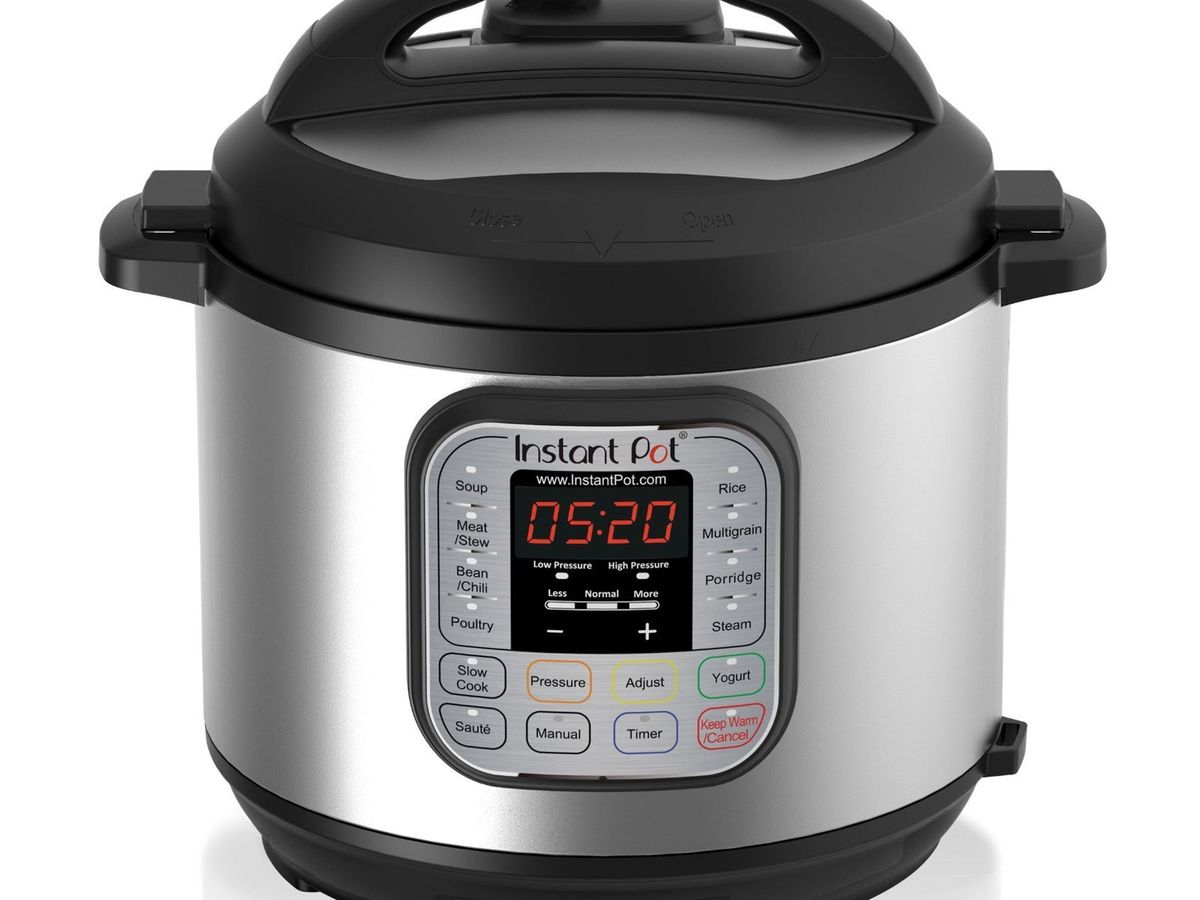 Instant Pot IP-DUO60 6 qt. 7-in1 Electric Pressure Cooker - Black