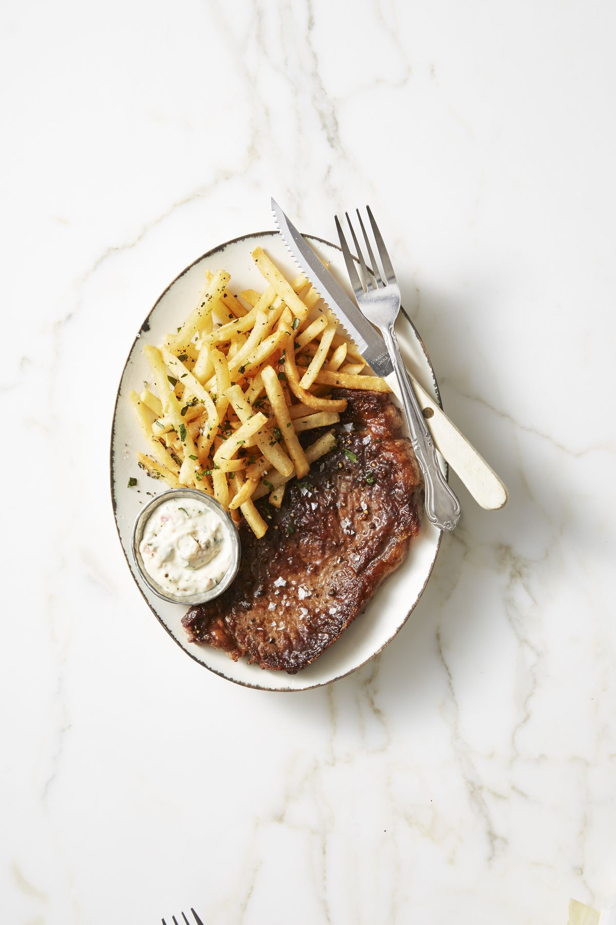 Faster Steak Frites - Valentine's Day Dinner Ideas