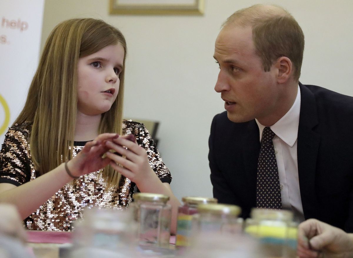 Prince William Visits Bereavement Center