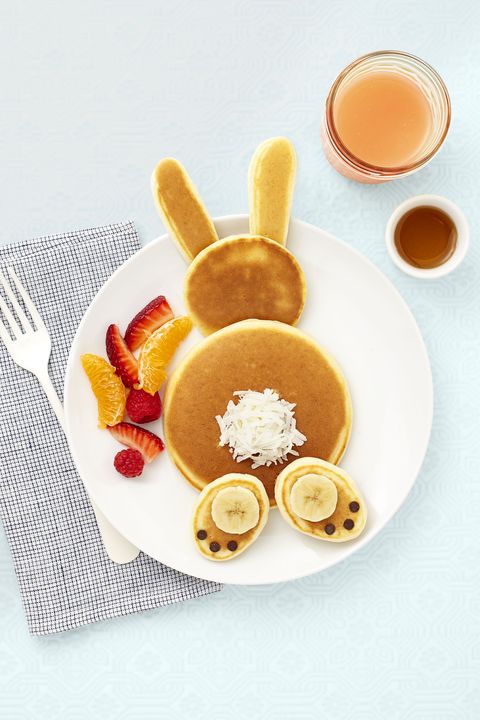 3-Ingredient Bunny Pancakes - Easter Brunch Ideas