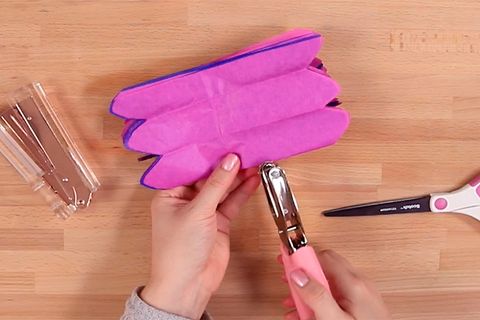 Hole Punch Tissue Paper Flower