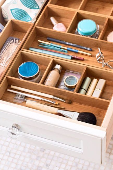 Image result for bathroom drawer organizer