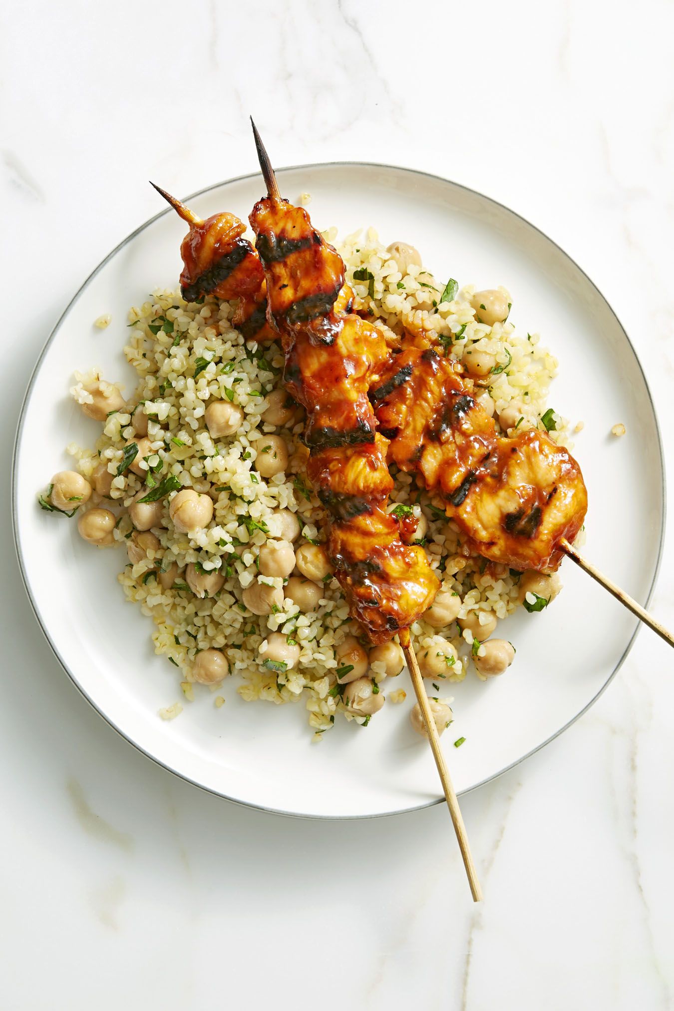 chicken kabob grill time