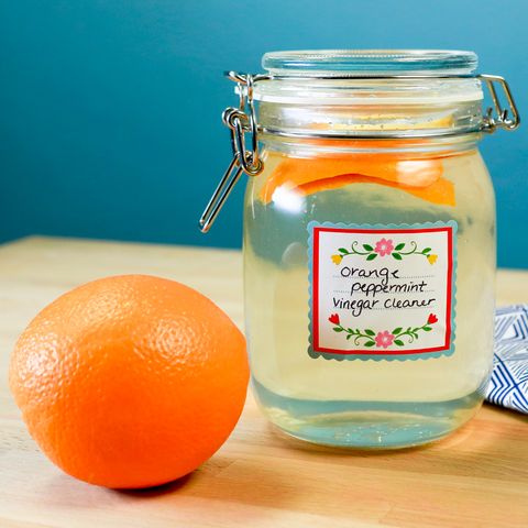 Orange Peppermint Vinegar Cleaner