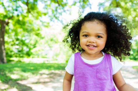 Hairstyle, Green, Happy, Pink, Purple, People in nature, Summer, Child, Magenta, Baby & toddler clothing, 