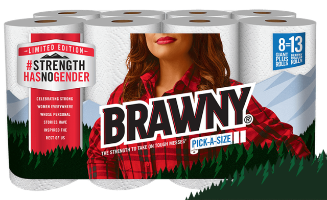 Serviettes en papier Brawny