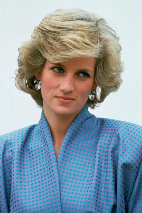 Princess Diana's Hair Though the Year - Diana Princess of Wales Style