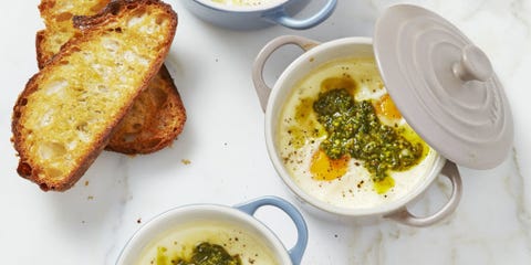 75 Easy Egg Recipes Ways To Cook Eggs For Breakfast Mint Pesto Baked Eggs Christmas Breakfast
