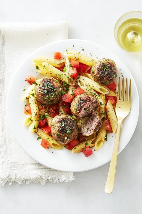 grilled rosemary lamb meatballs