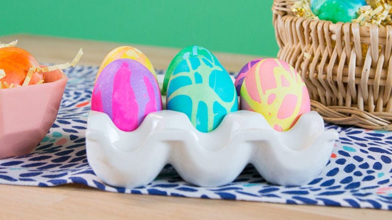 how to dye easter eggs