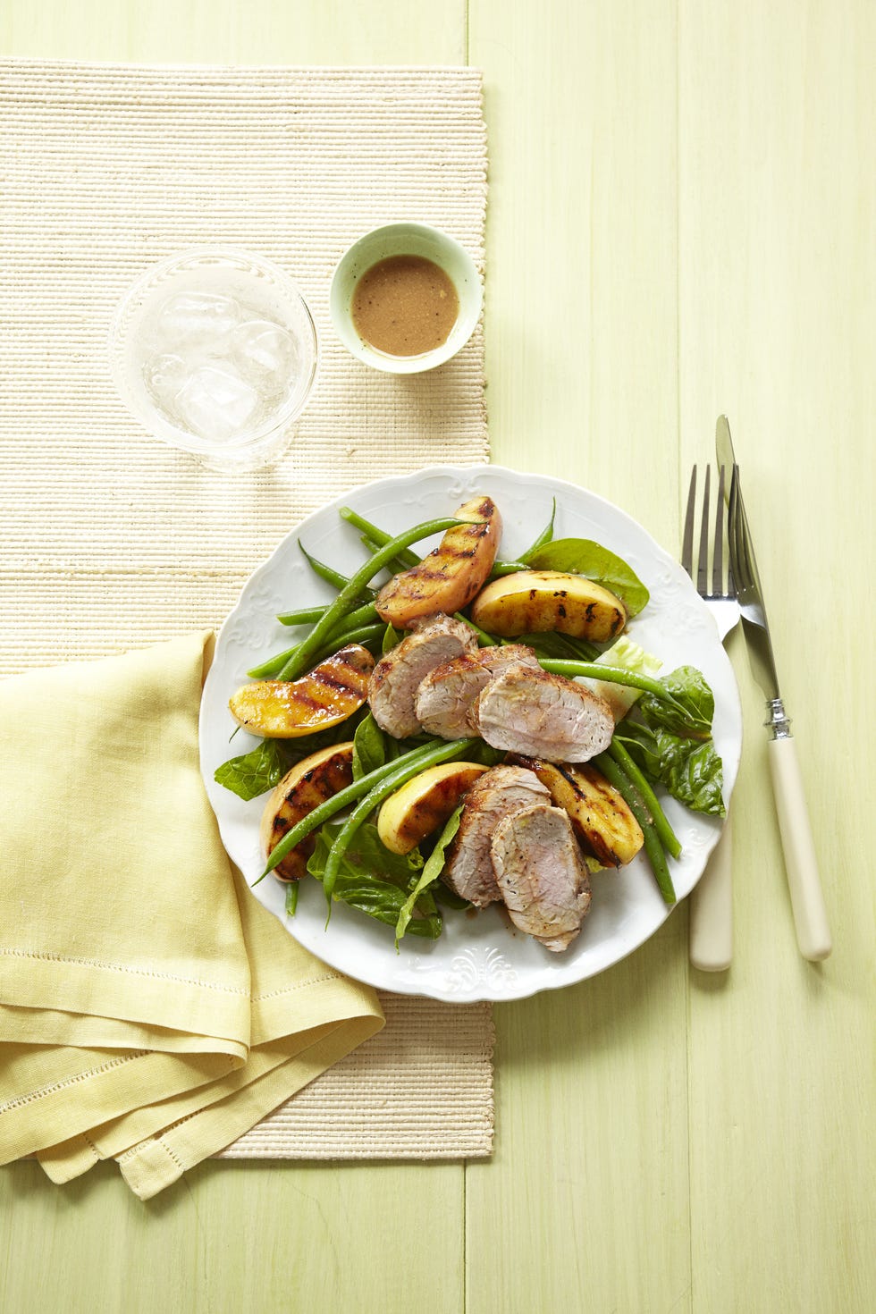 Grilled Pork and Apple Salad