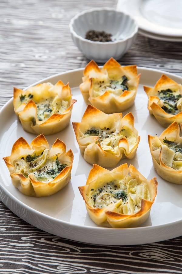 Spinach Artichoke Mini Quiches