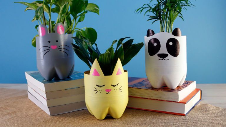 preview for These Adorable Animal Planters Turn Trash Into Treasure