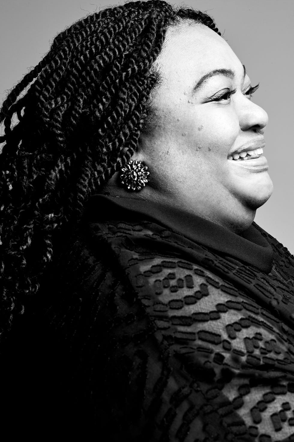 <p><strong data-redactor-tag="strong">Crystal R. Emery, 56, producer and director of&nbsp;</strong><strong data-redactor-tag="strong"><i data-redactor-tag="i">Black Women in Medicine</i>, CEO and Founder of&nbsp;<a href="https://urutherighttobe.org/" target="_blank" data-tracking-id="recirc-text-link">URU, The Right to Be, Inc.</a></strong><span class="redactor-invisible-space" data-verified="redactor" data-redactor-tag="span" data-redactor-class="redactor-invisible-space"></span><br></p><p>"I'm celebrating the courage of not being defined by other people's perspective of who I should be and what I am capable of. Regardless of limited mobility, I am energy in motion. As for my film, only two percent of all U.S. doctors are black women and I'm ready to change the face of STEM. Women are natural healers and it's&nbsp;time for <i data-redactor-tag="i">herstory</i> to be celebrated." &nbsp;&nbsp;</p><p><strong data-redactor-tag="strong" data-verified="redactor"><em data-redactor-tag="em" data-verified="redactor">Wardrobe:&nbsp;<span class="redactor-invisible-space" data-verified="redactor" data-redactor-tag="span" data-redactor-class="redactor-invisible-space"></span></em></strong><span class="redactor-invisible-space" data-verified="redactor" data-redactor-tag="span" data-redactor-class="redactor-invisible-space"><em data-redactor-tag="em" data-verified="redactor">Dress designed by Barbara Parker</em></span></p>
