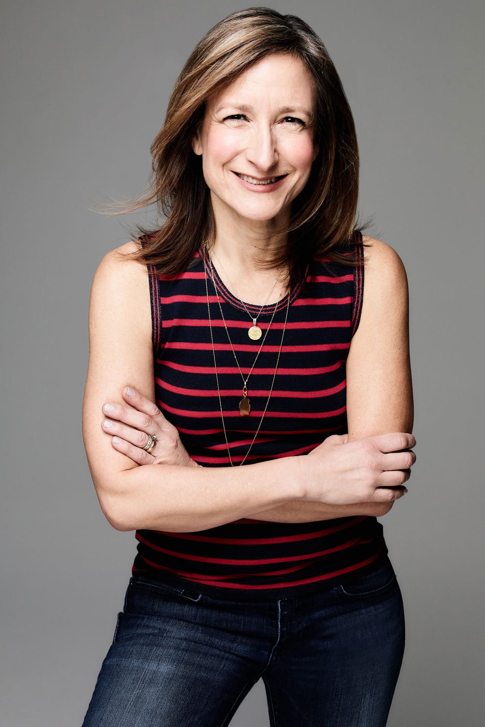 <p><strong data-redactor-tag="strong" data-verified="redactor">Kathleen Warner, 53, strategist for&nbsp;<a href="http://inspireventures.com/" target="_blank" data-tracking-id="recirc-text-link">Inspire Ventures</a></strong><br></p><p>"In the past, I tempered my confidence and ambition because they can be viewed as unseemly in a woman — but now I wonder, <i data-redactor-tag="i">Why would I hide that light under any bushel?</i> I own it. I am pursuing my passions around inclusivity and community, civic&nbsp;and social engagement. I connect,&nbsp;celebrate and amplify people who don't have a voice." &nbsp;</p><p><em data-redactor-tag="em" data-verified="redactor"><strong data-redactor-tag="strong" data-verified="redactor">Wardrobe: </strong>Top by&nbsp;J.Crew</em></p>