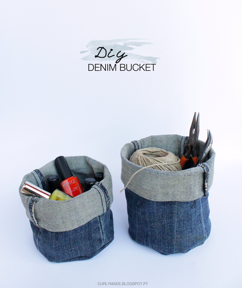 Product, Denim, Jeans, Textile, Basket, Storage basket, Art, 