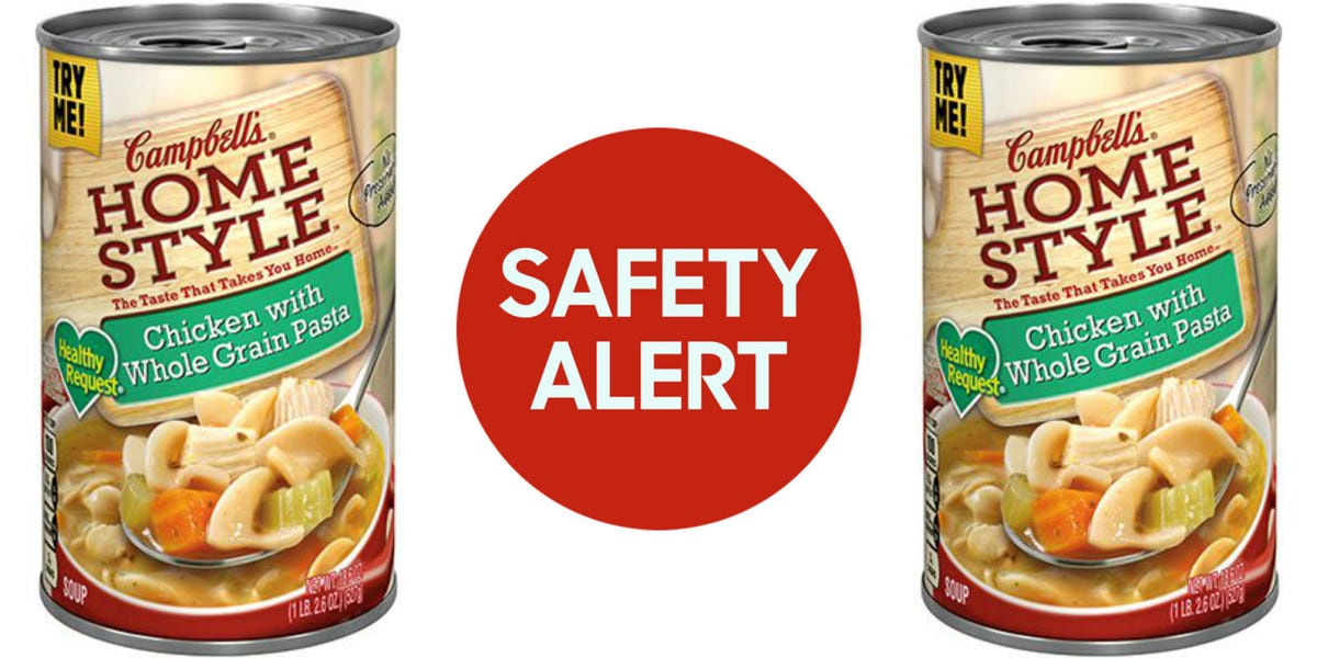 Campbell Recalls Chicken Soup USDA Announces Recall