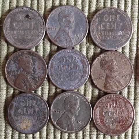 1943 Canada Small Cent Penny Circulated Nice Coin One Coin From The Lot. 