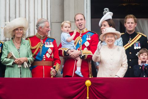 Trooping the colour