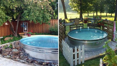 preview for Stock Tank Pools Are Going to Be All the Rage This Summer