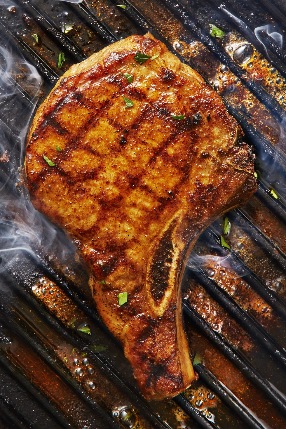 spiced bbq pork chops