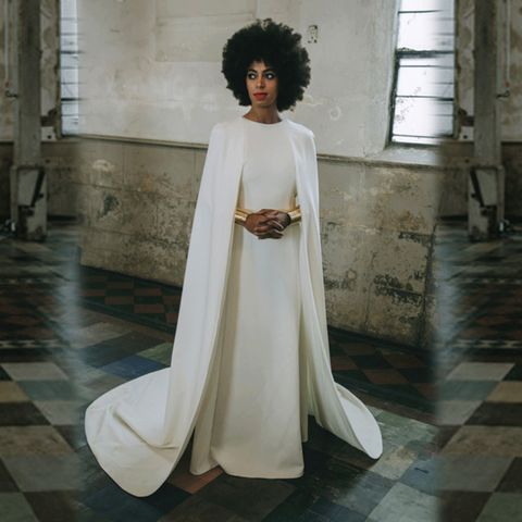 <p>GOAT (that is, Greatest of All Time) potential, mostly for her sartorial creativity. Over the course of a weekend, Knowles wore a trio of Stéphane Rolland jumpsuits—a caped one to bike to the church—and a dramatic Kenzo gown for the ceremony. </p>