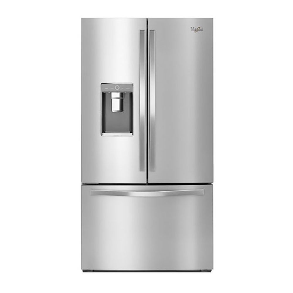 french door refrigerator with small freezer