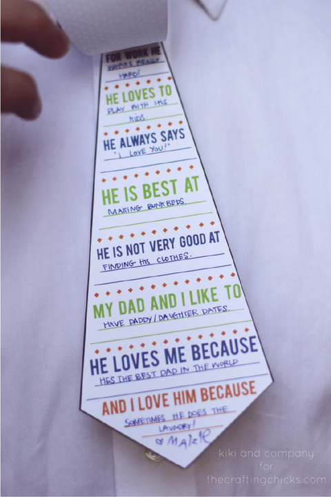 Tie Card - Free Father's Day Card