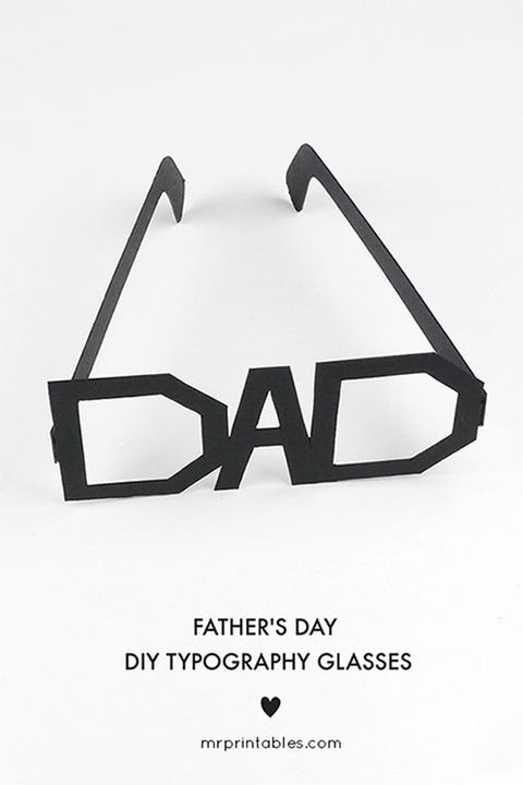 Glasses Card - Free Father's Day Card Glasses Card - Free Father's Day Card