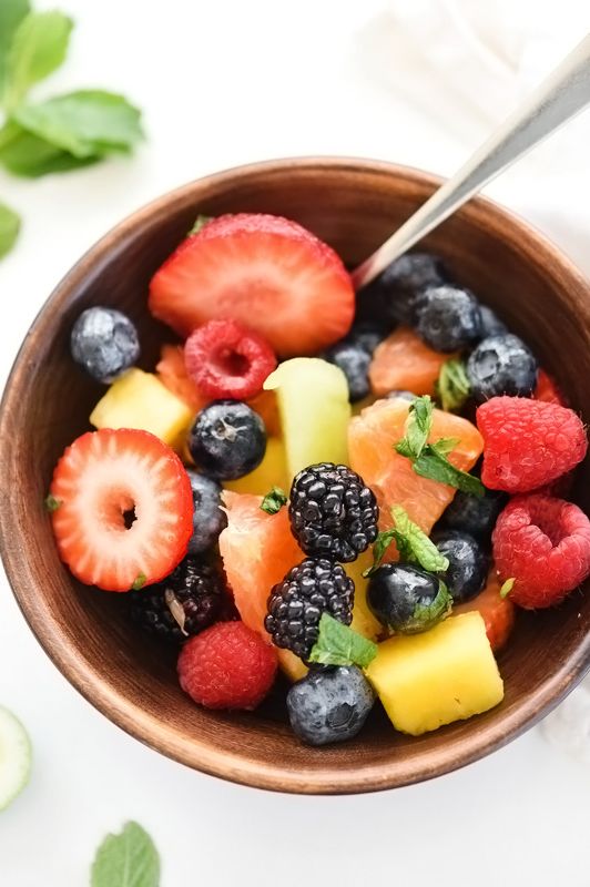 Fruit Salad Recipe {with Honey Lime Dressing} - Cooking Classy