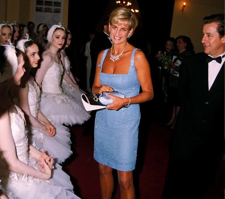 Princess Diana visits The English National Ballet, 1997