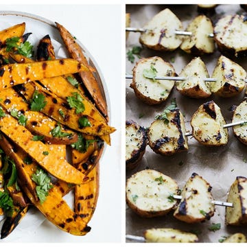 Grilled Potato Collage Grilled Potato Collage