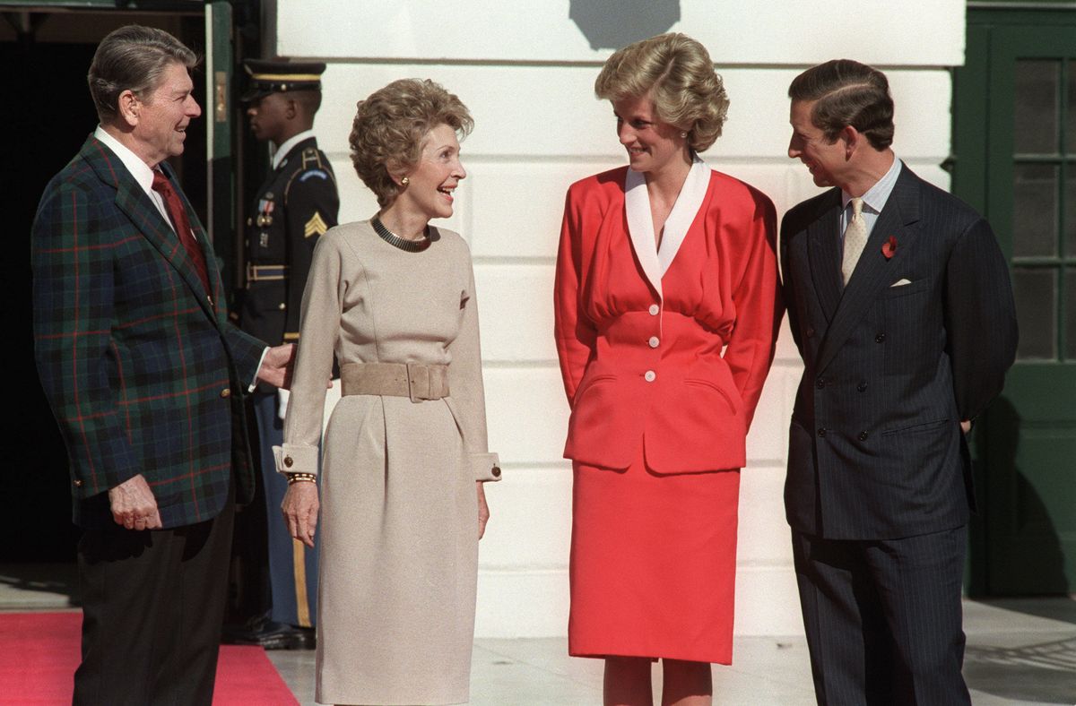 royal visit to reagan white house