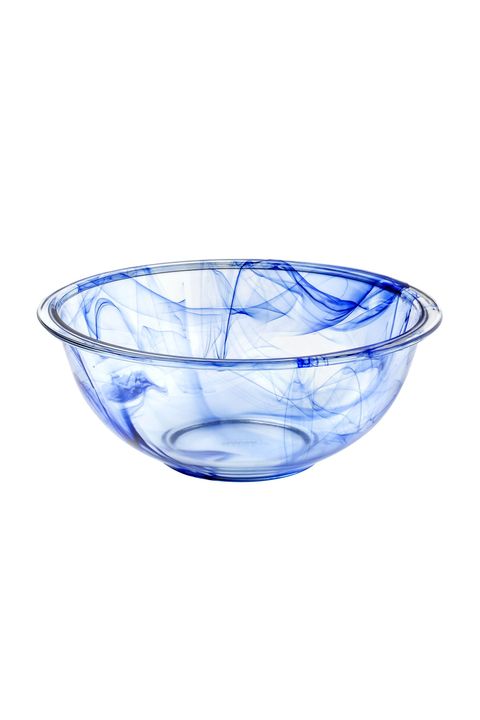 Blue, Bowl, Tableware, Glass, Mixing bowl, Serveware, Drinkware, 
