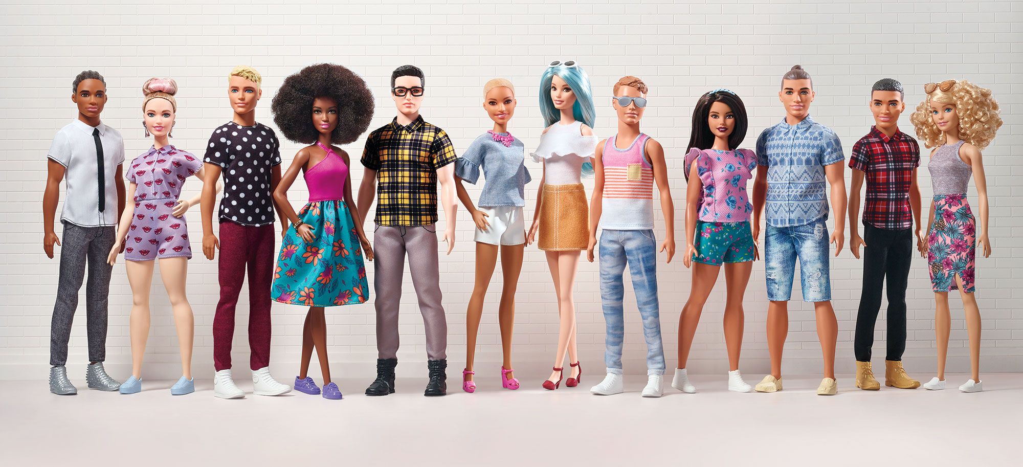 new diverse barbies