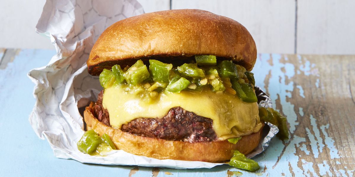 Best Green Chile Cheeseburger Recipe - How to Make Green Chile Cheeseburger