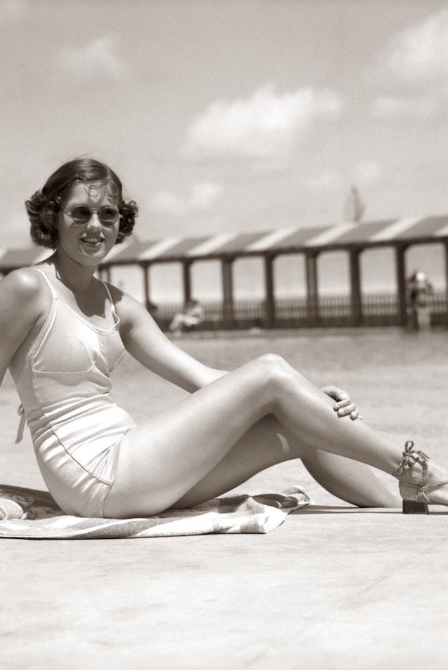 By the Sea- 1930s and 40s Sportswear and Swimwear Snapshots