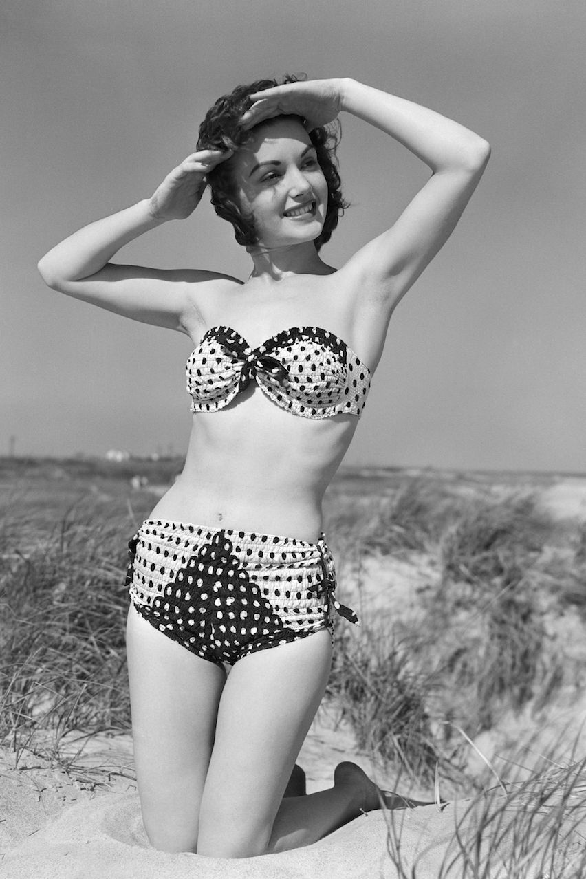 1950s Vintage Gottex Swimsuit 2 Piece Bathing Suit Size S