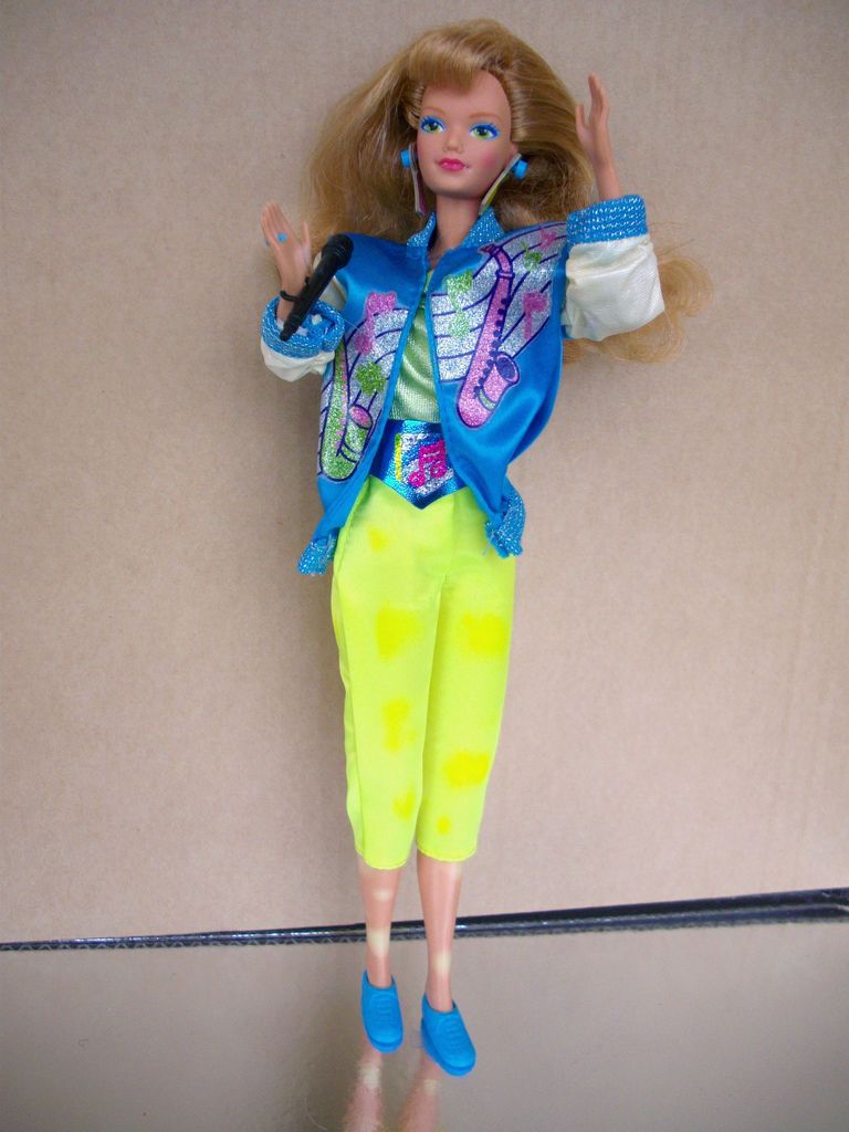 80s workout barbie doll