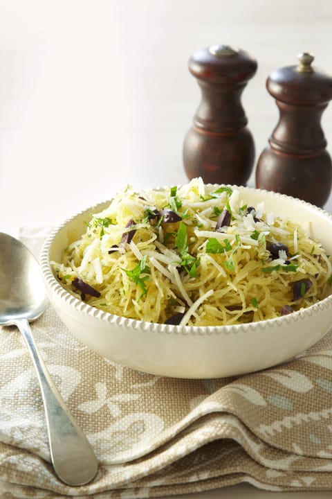 Spaghetti Squash with Olives and Pecorino image