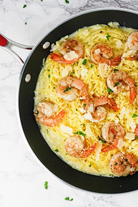 Garlic Shrimp Spaghetti Squash image