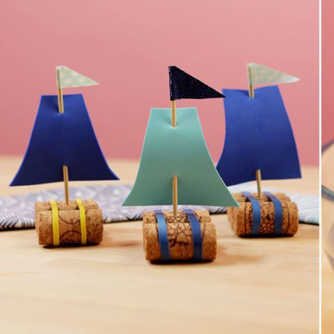 Recycled Cork Sail Boats (That Actually Float), Kids Crafts