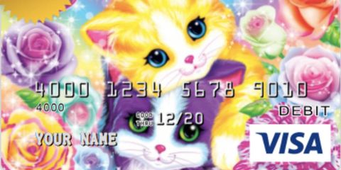 Lisa Frank Launches Debit Card Line Debit Cards By Lisa Frank