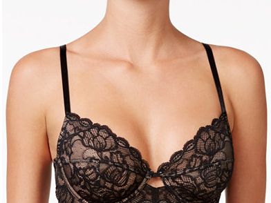 Calvin Klein womens Seductive Comfort W/Lace Full Coverage Unlined