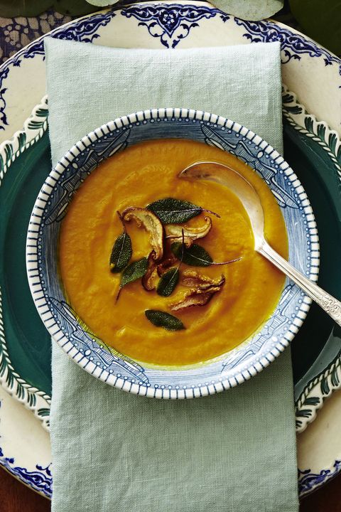 savory pumpkin and sage soup